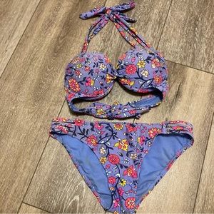 California Waves Floral Bikini Set